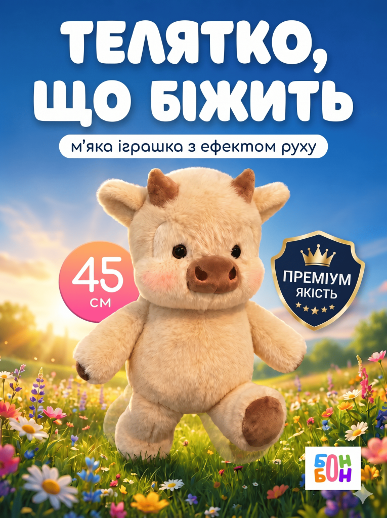 Бігаюче телятко 45 см